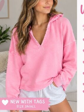 Old Navy Bright Pink Women's Hoodie